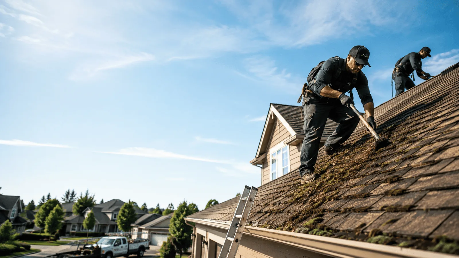 Roof Moss Removal in Lyons, IL near me